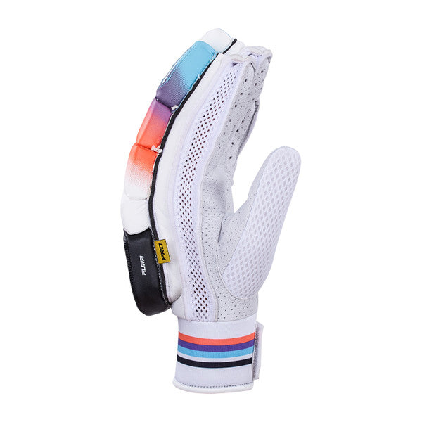 Kookaburra Aura Pro Cricket Batting Gloves 2024 - Premium Leather Cricket Gloves for Men & Women - Perfect for Practice, Matches & Training Sessions