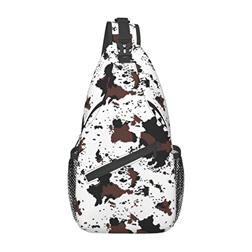 1 Cow Print Brown