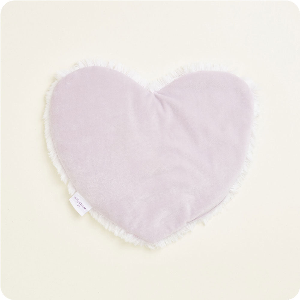 Lavender Scented Marshmallow Warmies Heart-Shaped Heating Pad for Relaxation & Stress Relief - Perfect for Aromatherapy, Menstrual Cramps, and Cold Weather Comfort