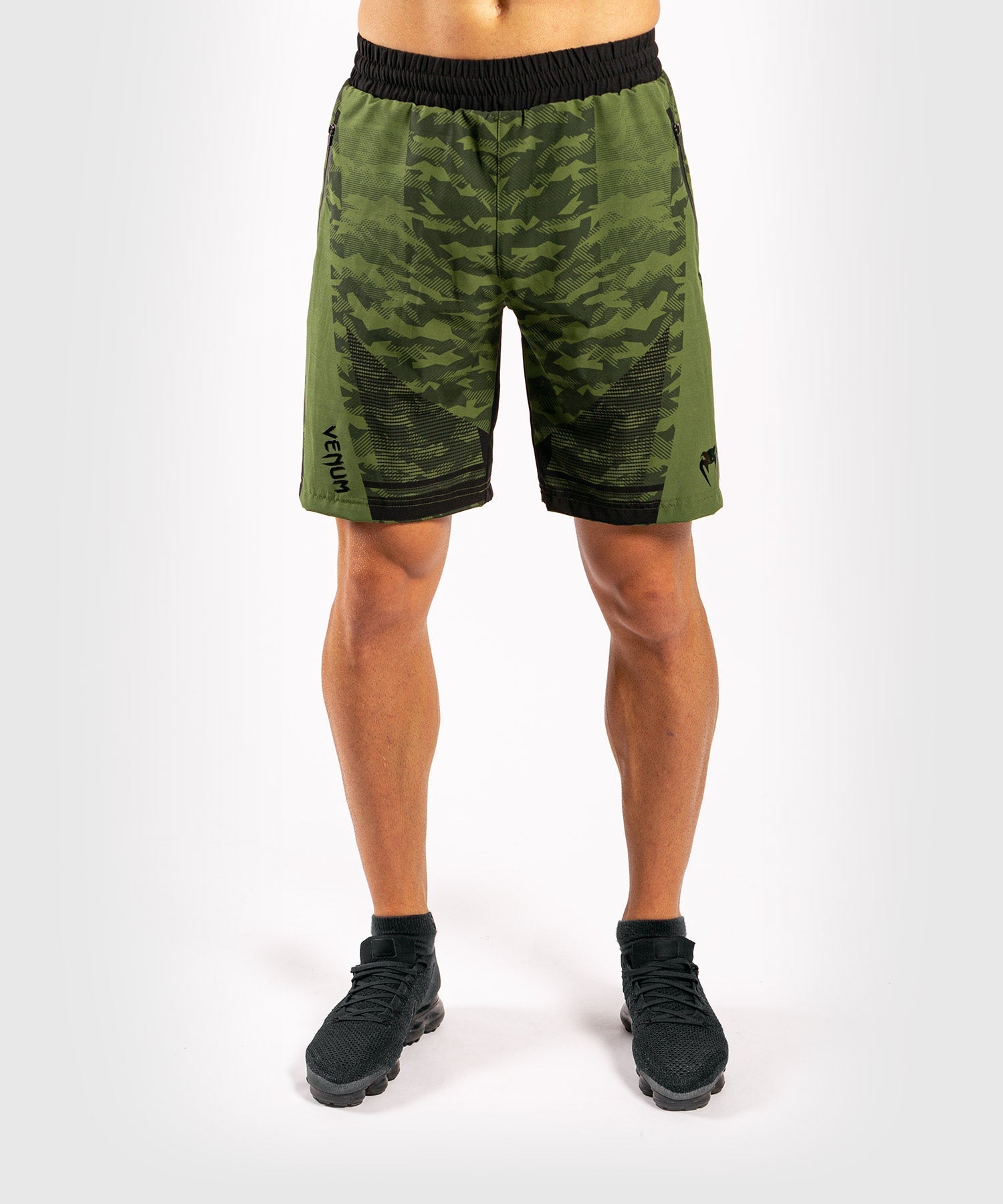 Venum Trooper Sport Shorts - Forest Camo & Black - MMA, Boxing & Training Workout Shorts for Men