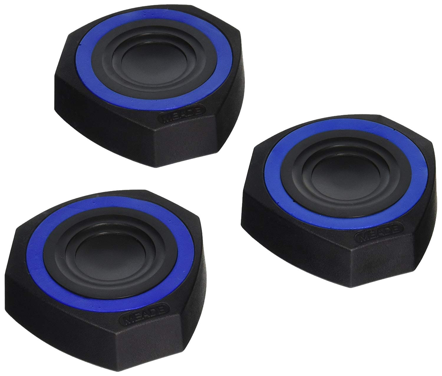 Meade Vibration Isolation Pads - Premium Anti-Vibration Feet for Audio Equipment & Washing Machines - Reduce Noise & Stabilize Appliances for Home & Studio Use