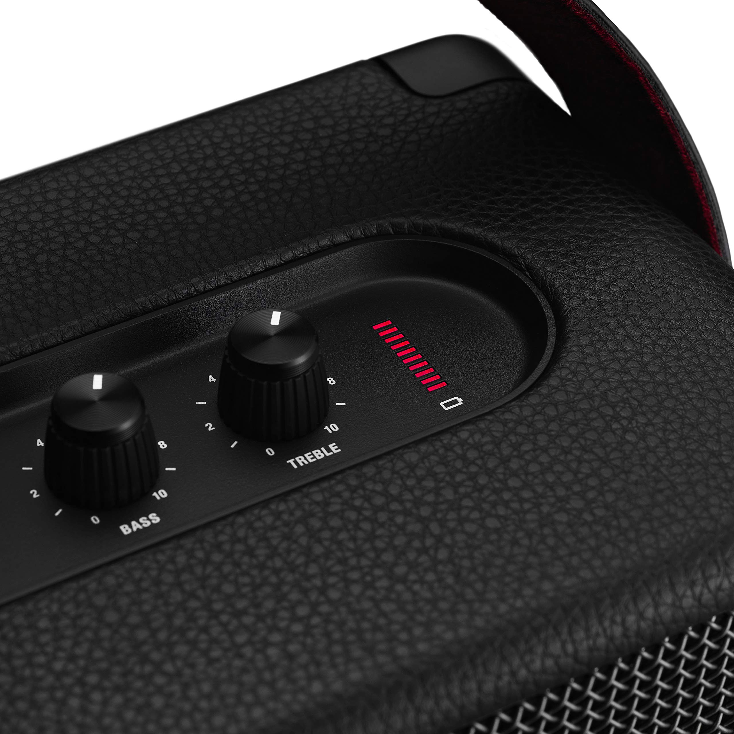 Marshall Kilburn II Portable Bluetooth Speaker - Wireless Outdoor Speaker with 20+ Hours Playtime, IPX2 Water Resistance, Bass & Treble Controls - Perfect for Travel, Beach, Camping & Home Use (Black, Model 1002634)