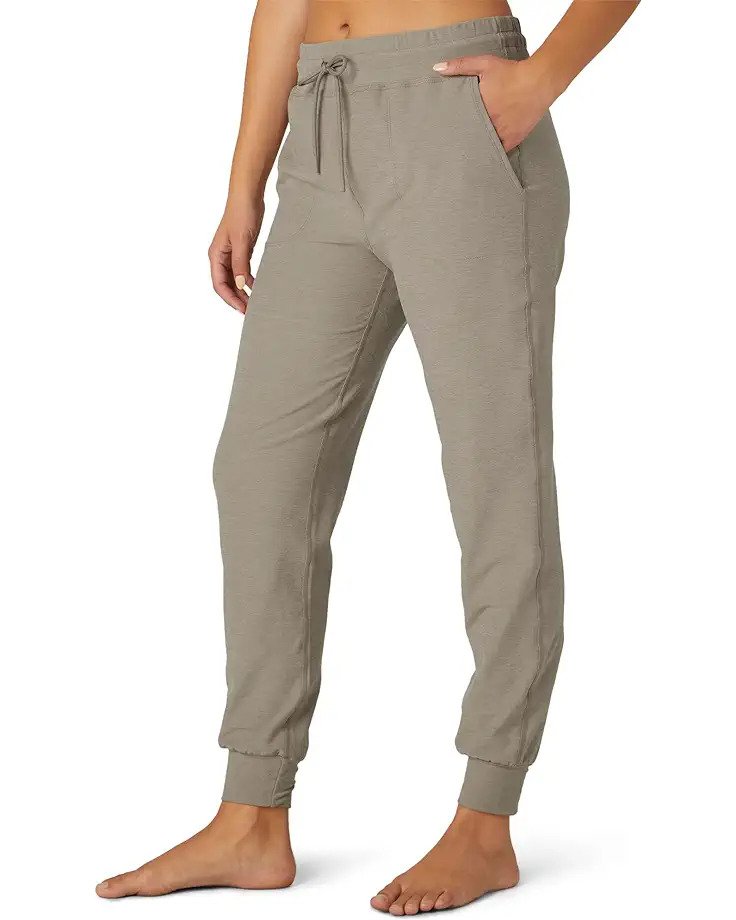 Women's Spacedye Commuter Midi Jogger Pants - Soft Stretch Lounge & Workout Joggers for Running, Yoga, Travel & Everyday Wear