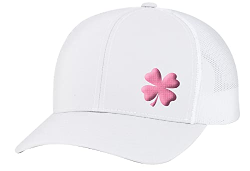 Silver/White/Pink Clover