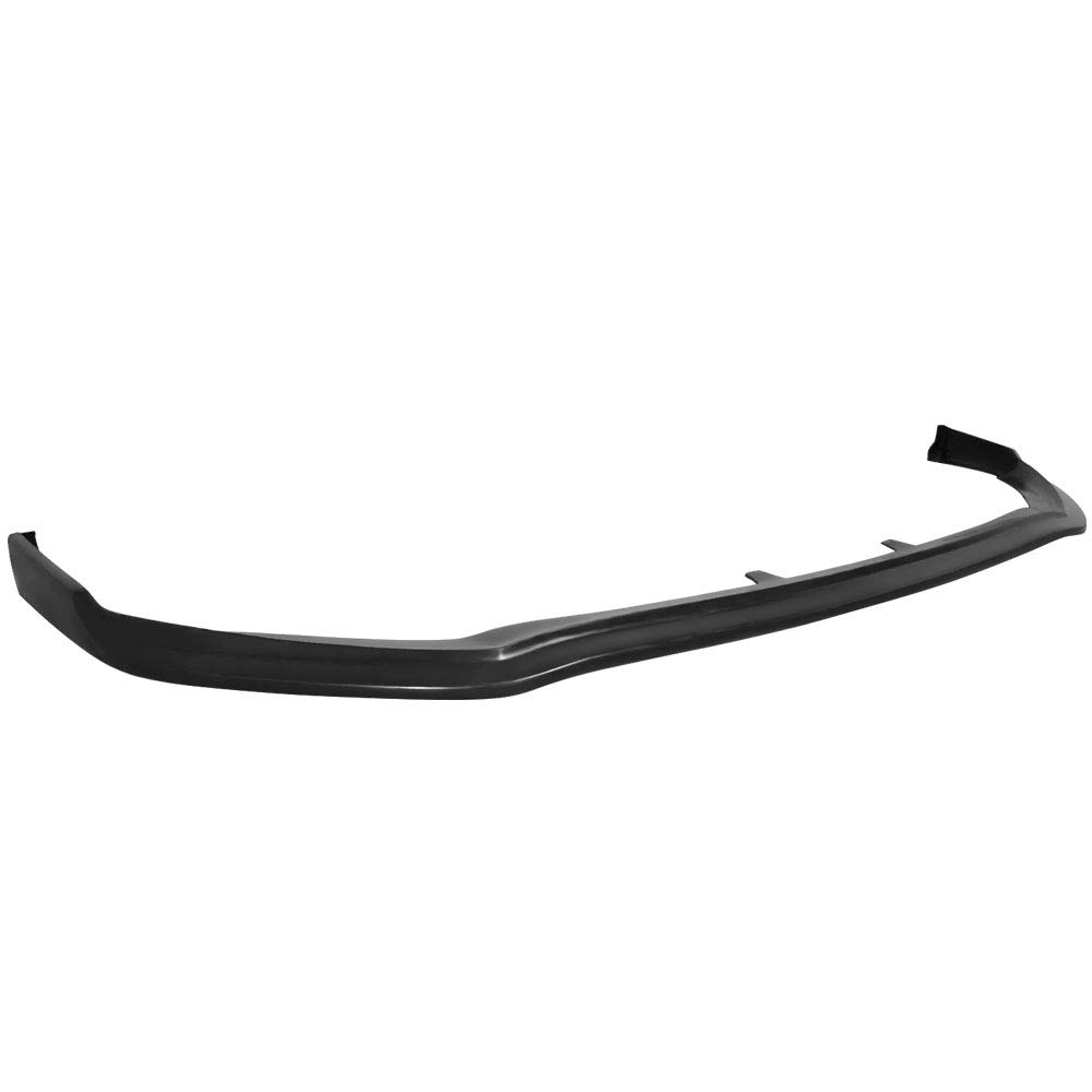 IKON MOTORSPORTS Front Bumper Lip for 2018-2020 Toyota Sienna | CK Style Polyurethane PU Unpainted Black Front Lip Spoiler | Enhances Aerodynamics & Style | Perfect for Car Enthusiasts & Custom Builds