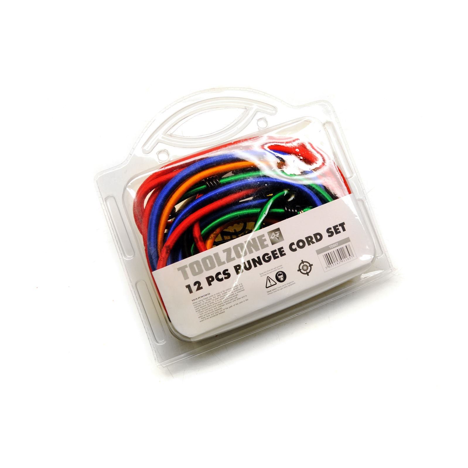 12PC Elastic Bungee Cords with Hooks - Mixed Size Shock Cord Set for Luggage, Cargo, Camping & Outdoor Gear Securing