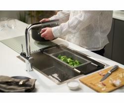 All In Universal Sink Accessory System AIUS300 by Franke - Premium Kitchen Organizer for Dishes, Utensils & Sponges - Perfect for Home, Restaurant & Commercial Use