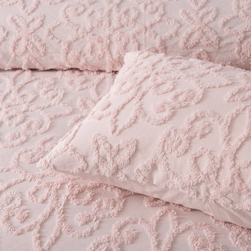 Ella Blush Bedspread Set - Queen Size Luxury Bedding for Comfort & Style | Perfect for Master Bedroom, Guest Room & Cozy Home Decor