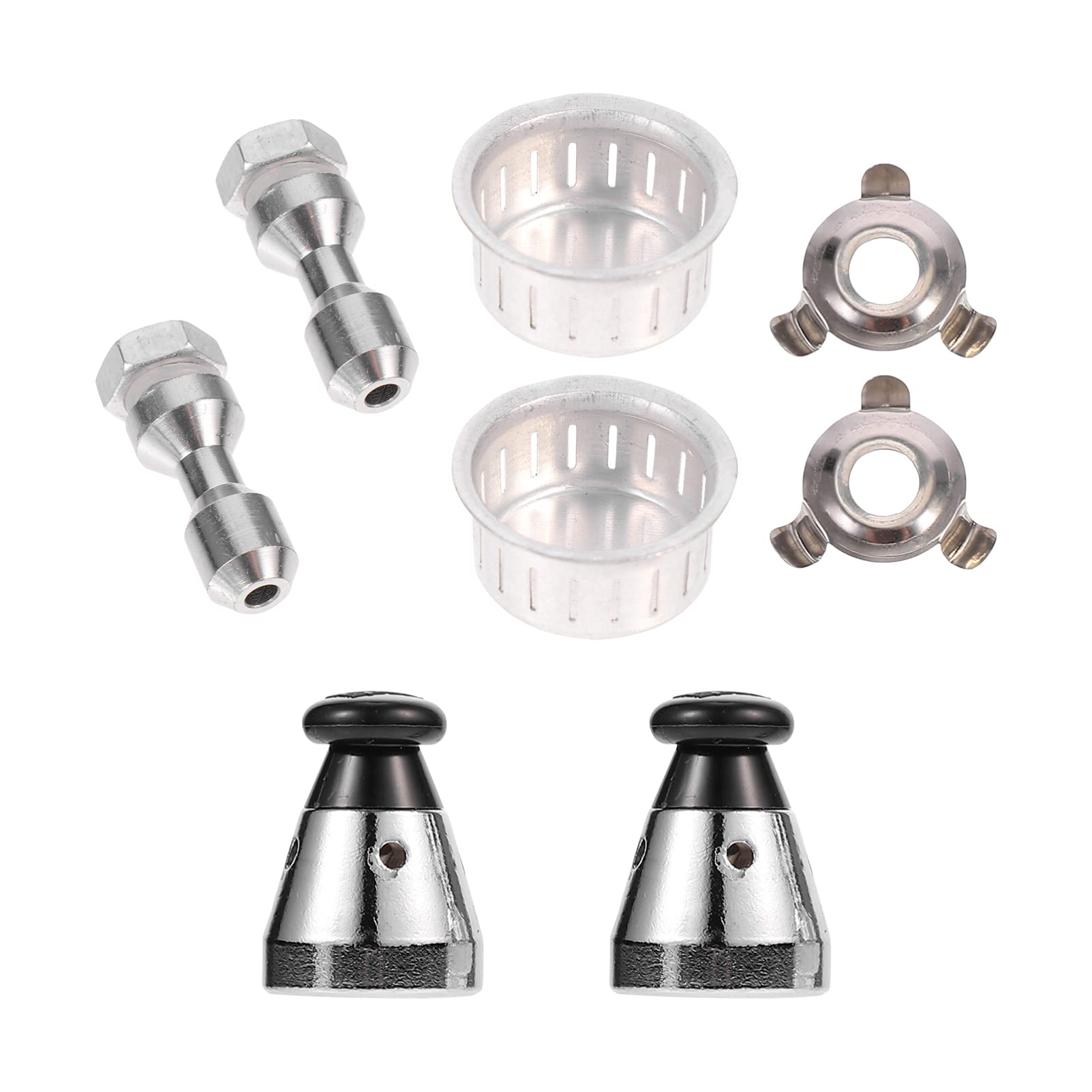8pcs Pressure Cooker Jigger Valve Exhaust Rod Anti-Blocking Cover Bracket Set - Replacement Parts for Instant Pot, Cooking Safety Accessories for Home Kitchen Use