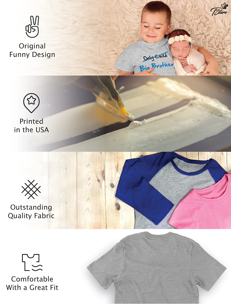 Big Sister Shirt for Toddler Girls - Cute Baby Announcement & Sibling Reveal T-Shirt - Perfect for Gender Reveal Parties & Newborn Photo Shoots