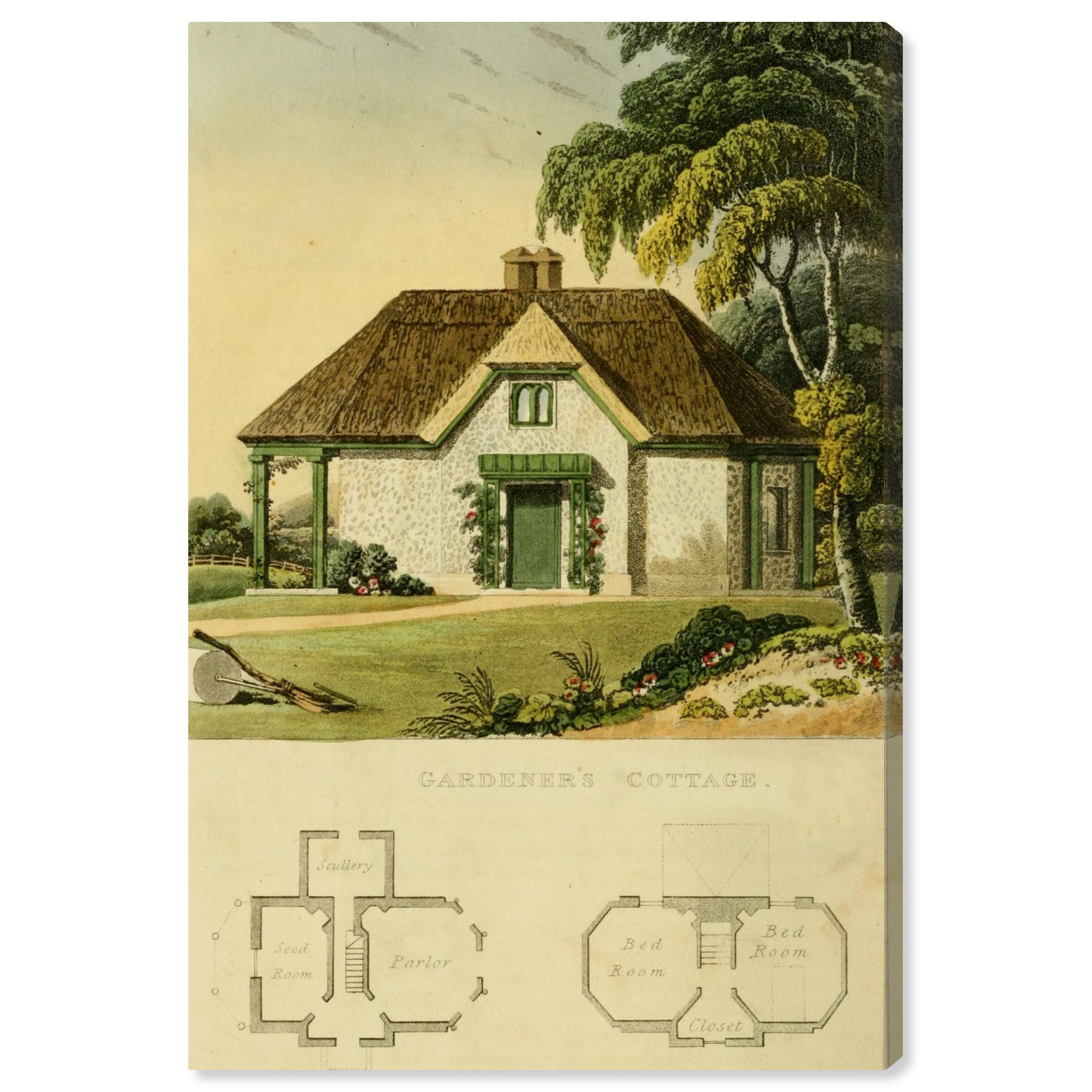 Oliver Gal Artist Co. 'Gardeners Cottage' Canvas Wall Art Print - 10