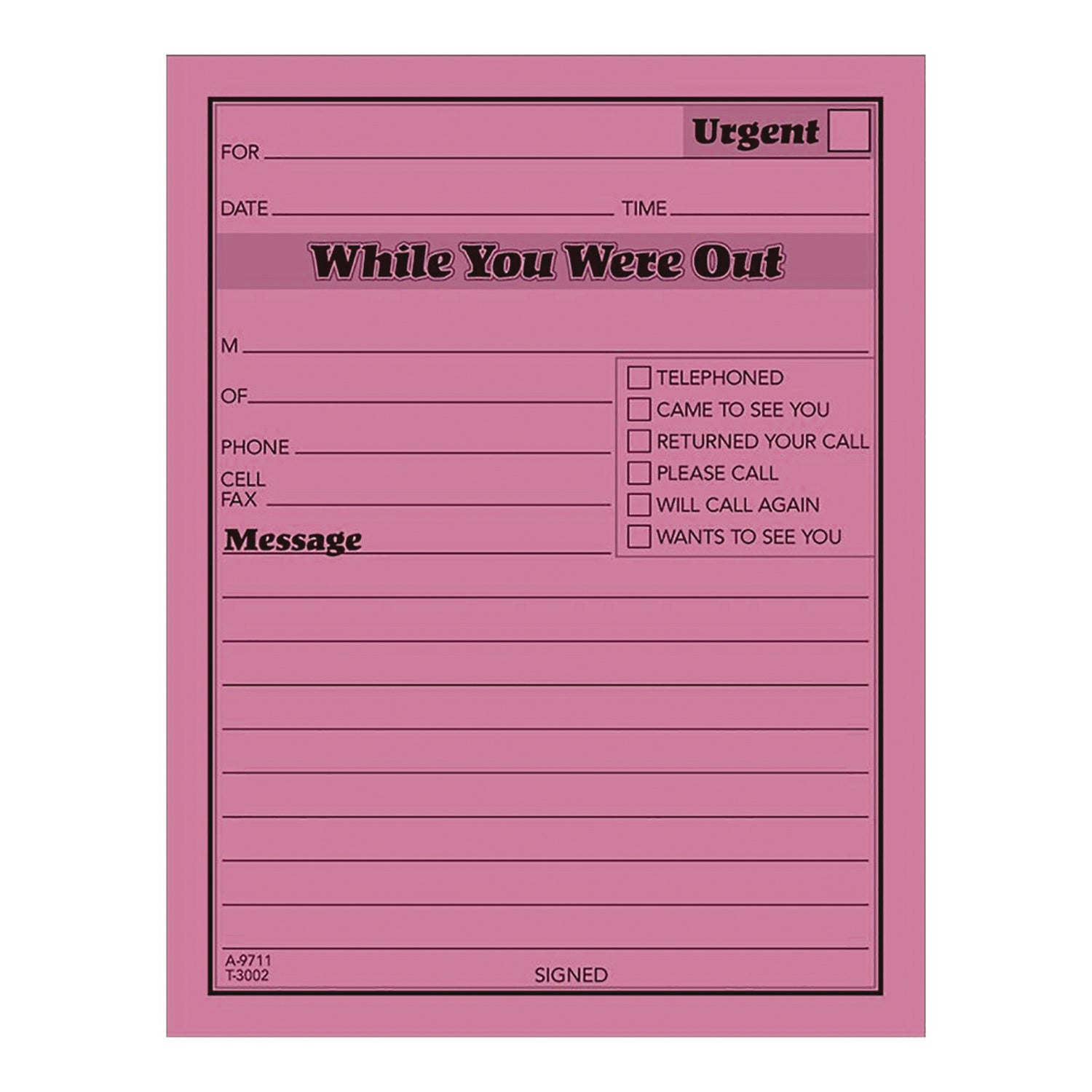 Adams® While You Were Out Memo Pads - 4.25