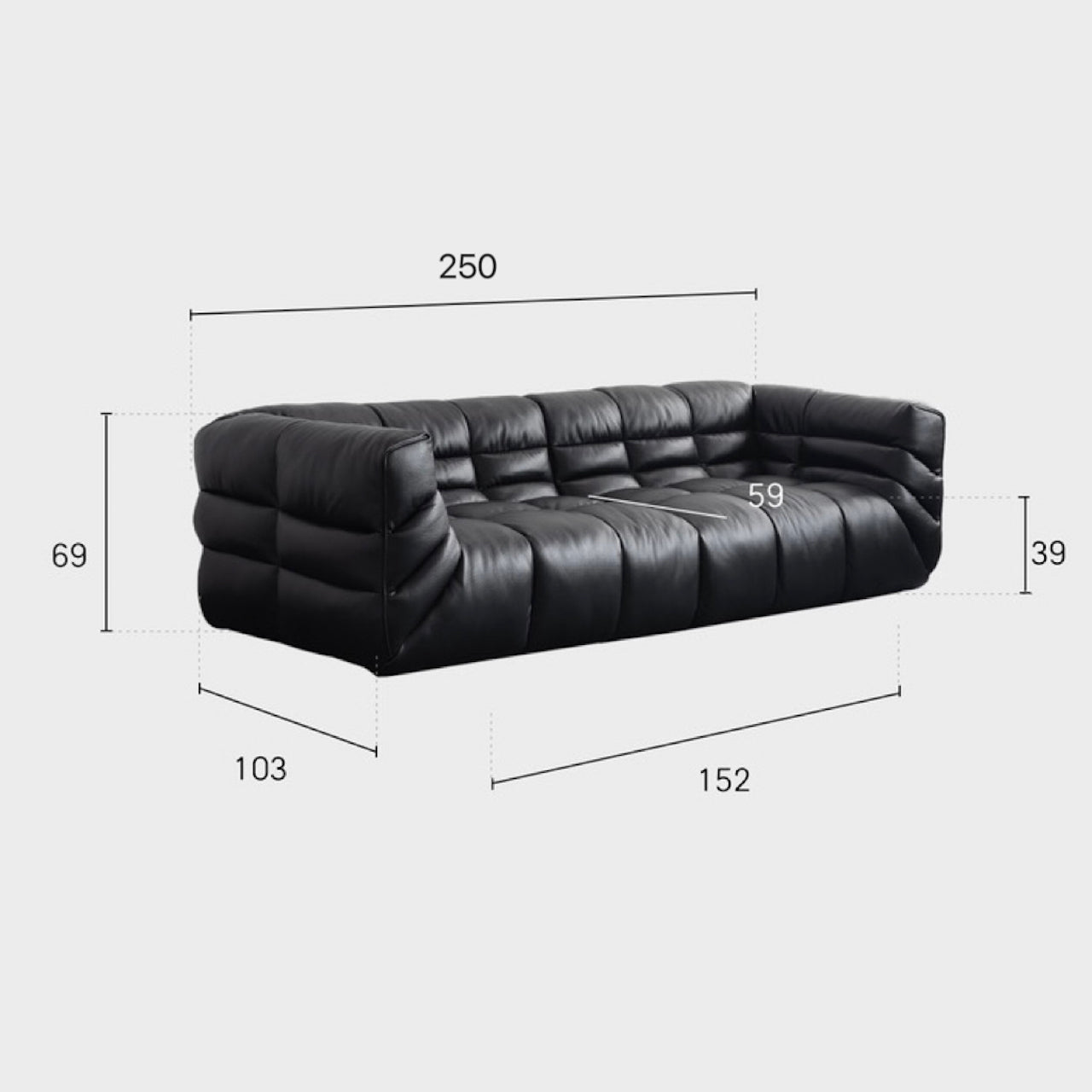 Modern Black Microfiber Leather Sectional Sofa with Solid Wood Frame - Comfortable L-Shaped Couch for Living Room, Home Theater & Office Lounge