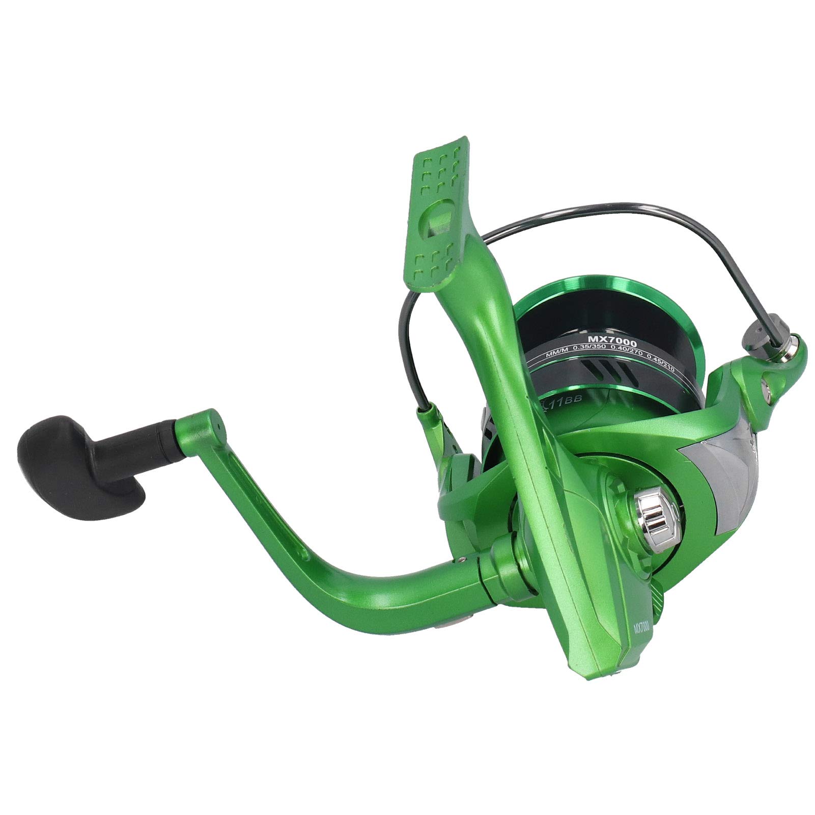 **High-Speed Rotating Fishing Reel – Corrosion-Resistant Saltwater Fishing Rod Reel with Ergonomic Rubber Handle Knob for Deep Sea & Freshwater Angling**