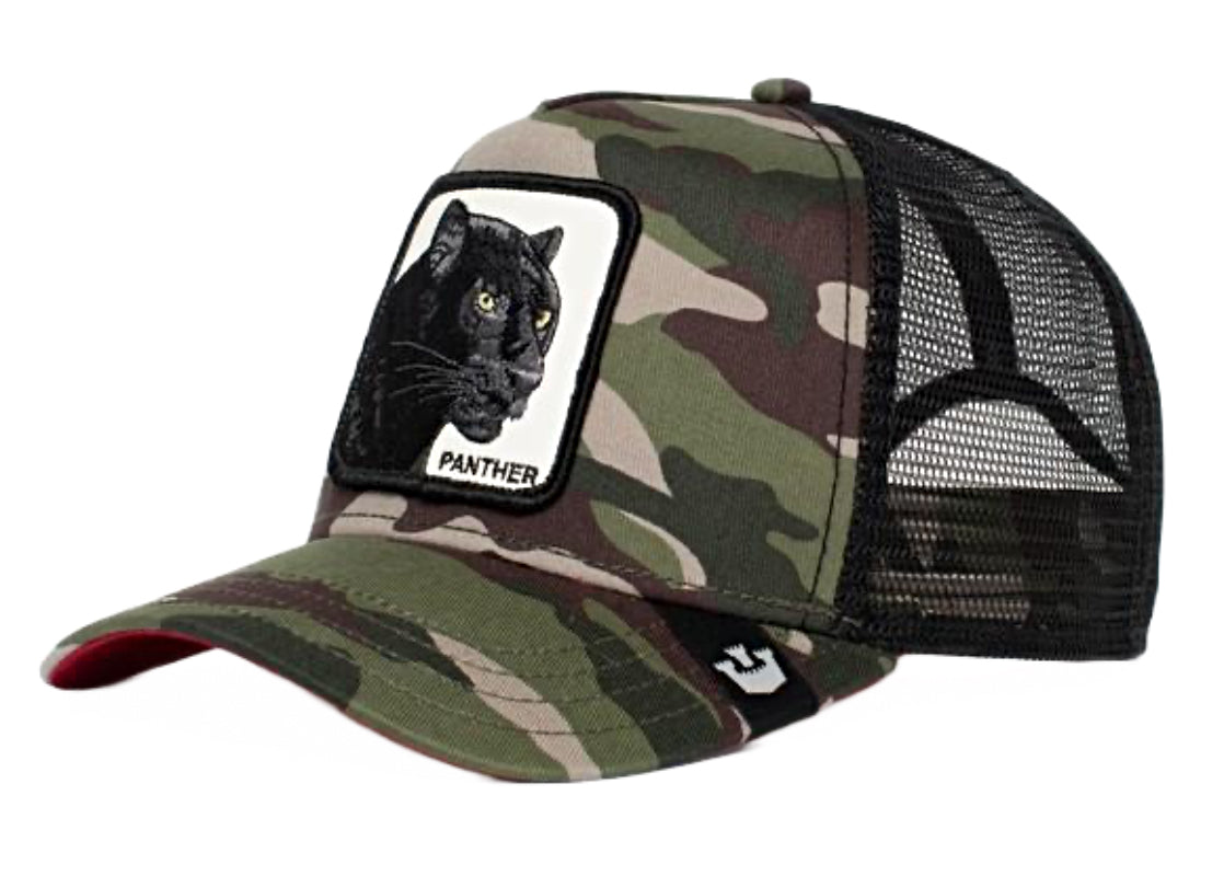 Goorin Bros 'Black Panther' Camo Trucker Hat - Stylish Adjustable Snapback Cap for Outdoor Adventures, Concerts & Casual Wear