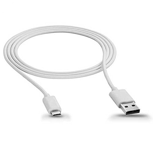 10ft White USB Fast Charging Cable - Compatible with T-Mobile Samsung Galaxy Core Prime/J7/Light - High-Speed Sync & Power Cord for Home, Office & Travel Charging