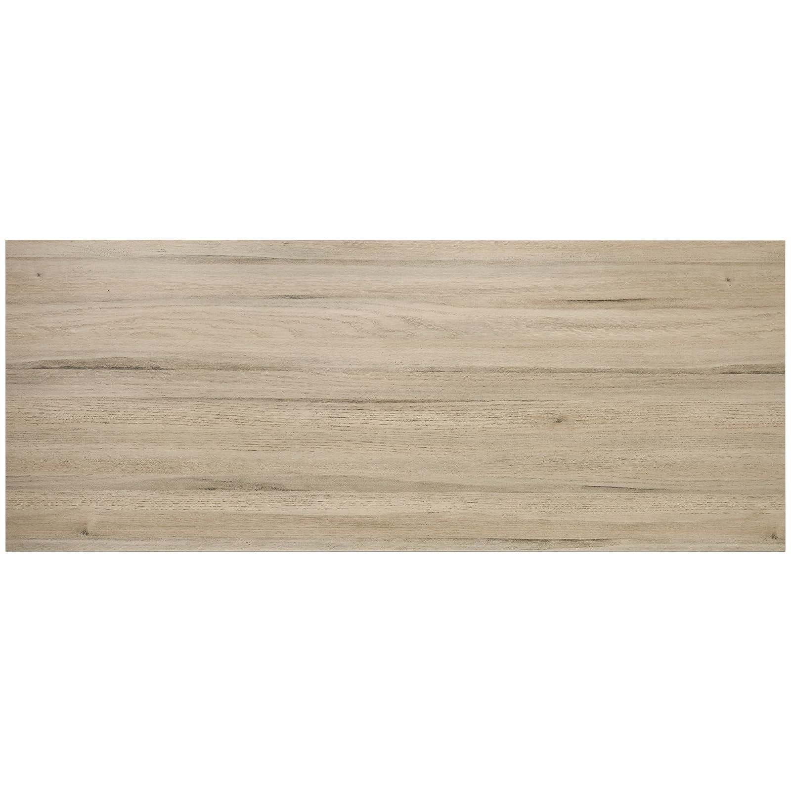 Kaboon 60x24 Inches Solid Wood Tabletop - Light Oak 1
