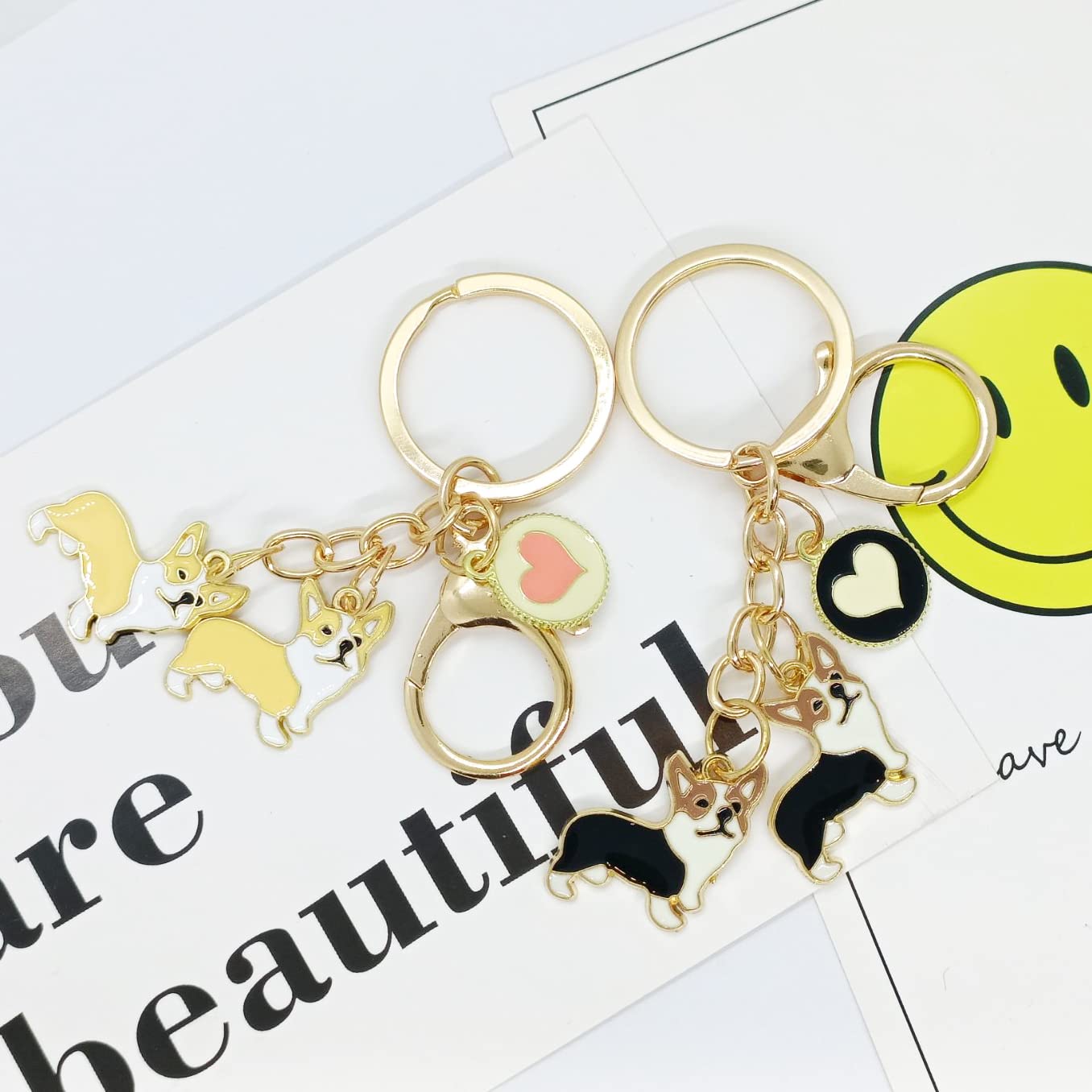 Anime Couple Keychains - Cute Matching Key Rings for Couples, Best Friends & Purse Charms - Perfect for Valentine's Day Gifts, Anniversary Presents & Everyday Carry Accessories