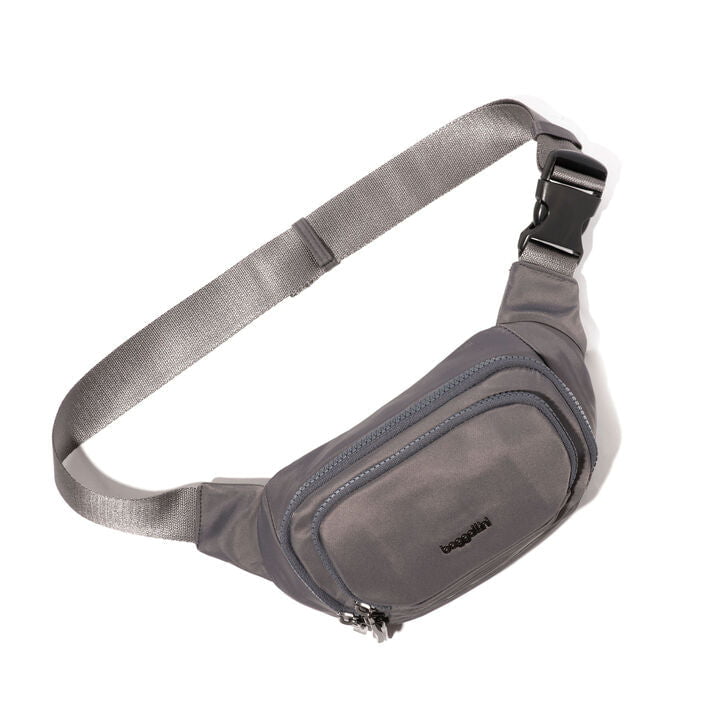 Baggallini On The Go Belt Bag Waist Pack - Hands-Free Crossbody Fanny Pack for Travel, Hiking & Running - Secure & Stylish Waist Wallet for Women & Men