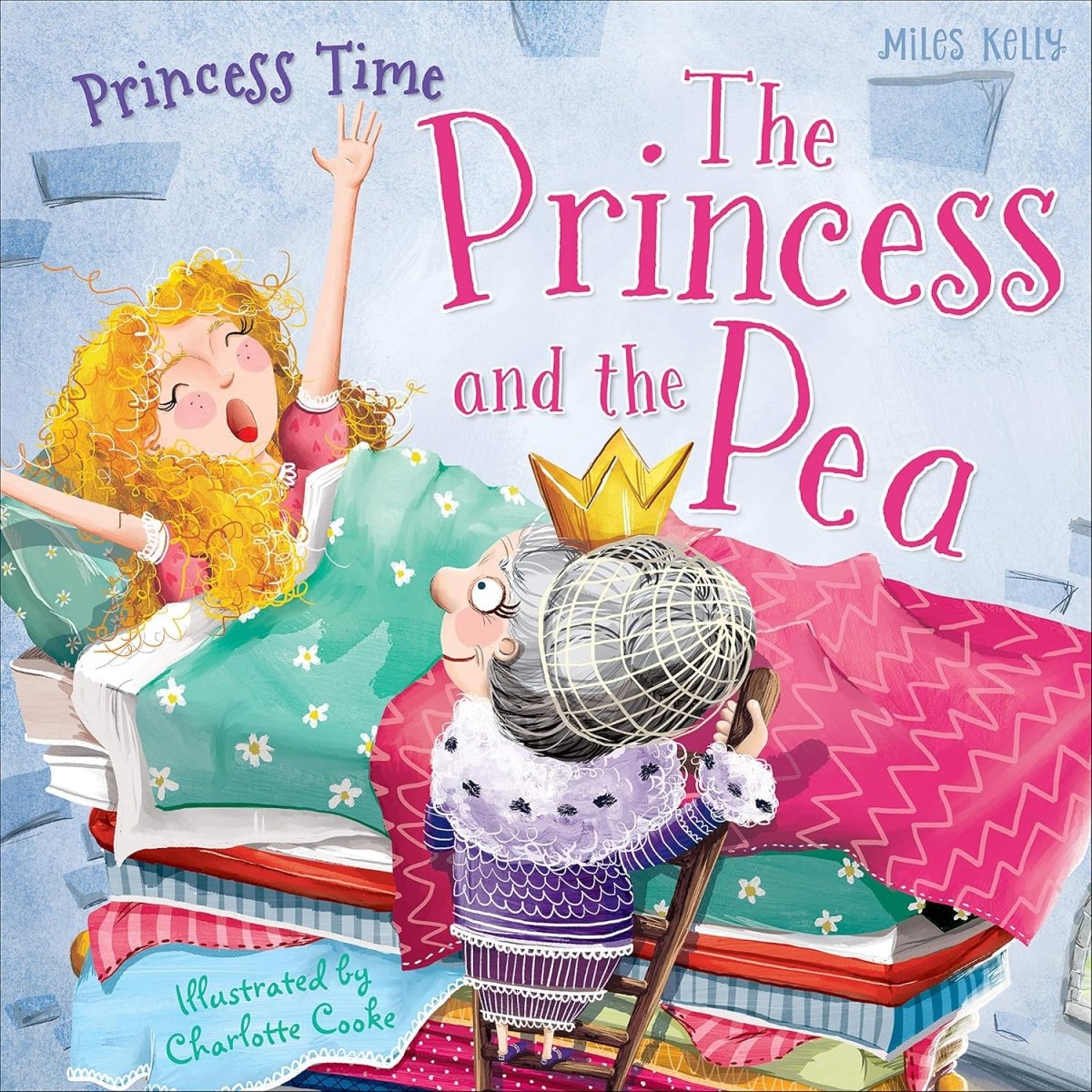 The Princess and the Pea Illustrated Fairy Tale Book by Miles Kelly & Charlotte Cooke - Vintage Second Hand Children's Storybook for Bedtime Reading & Gift Giving