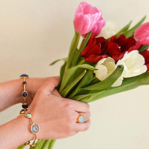 Smokey Quartz Stackable Ring - Vermeil Gold or Silver Bezel Set Oval Ring | Birthstone Jewelry, Statement Piece for Layering & Everyday Wear