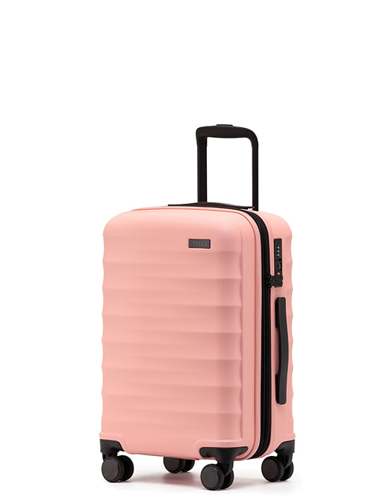 Tosca Interstellar 2.0 20-Inch Small Carry-On Spinner Suitcase in Peach | Lightweight Luggage for Business Travel & Weekend Getaways