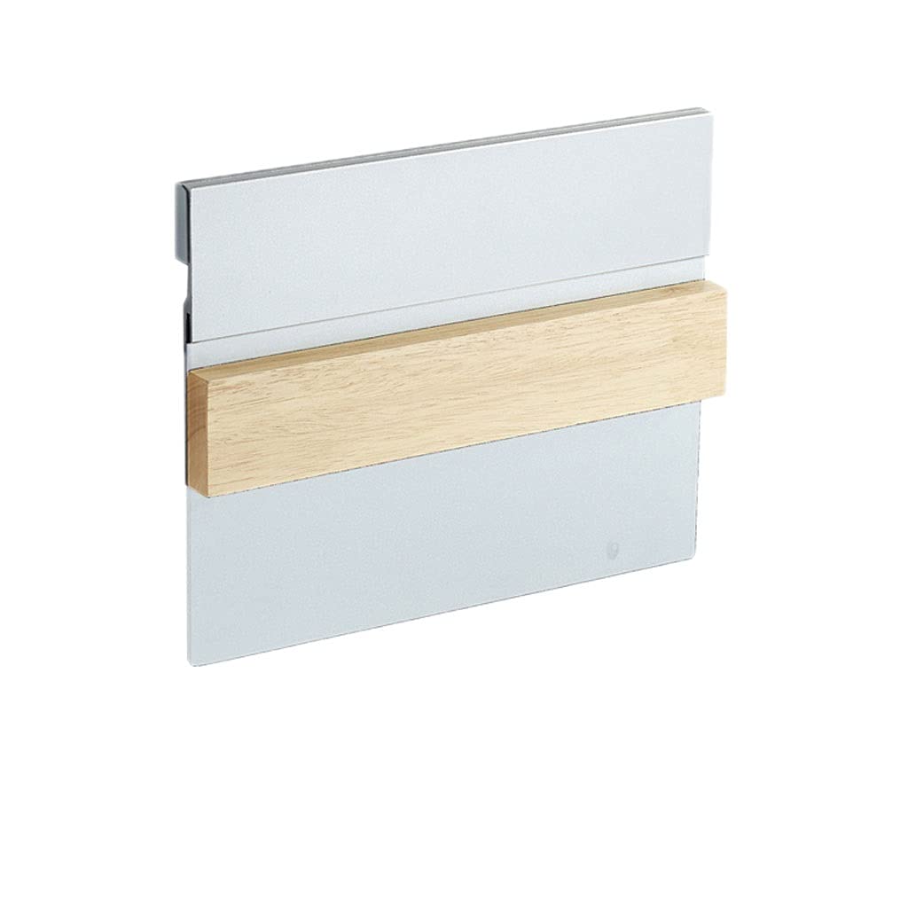 Premium Solid Wood Magnetic Knife Holder - Wall Mounted No-Drill Iron-Absorbing Knife Storage for Kitchen | Space Saving Knife Organizer for Chefs & Home Cooks (Type A Gray) | Perfect for Small Kitchens & Countertop Organization