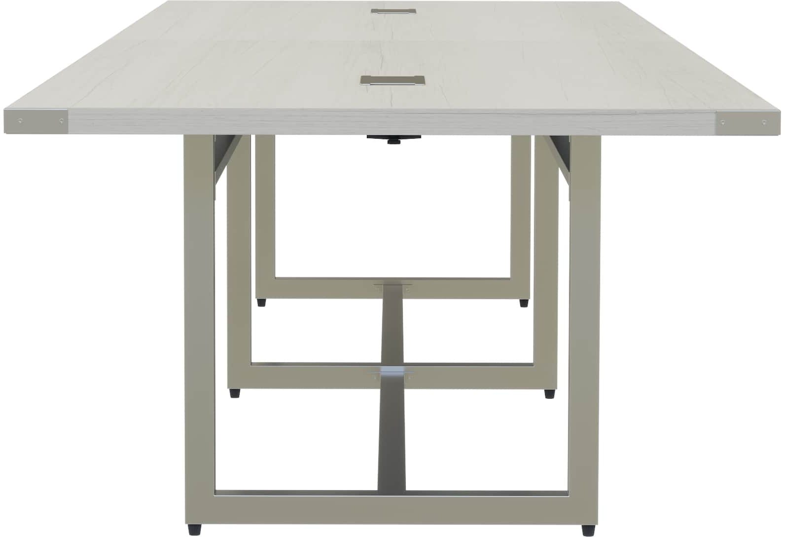 Safco Mirella 12-Foot Conference Table - Rectangular Meeting Table with Sitting Height (MRS12) - Ideal for Office Meetings, Conference Rooms & Collaborative Workspaces