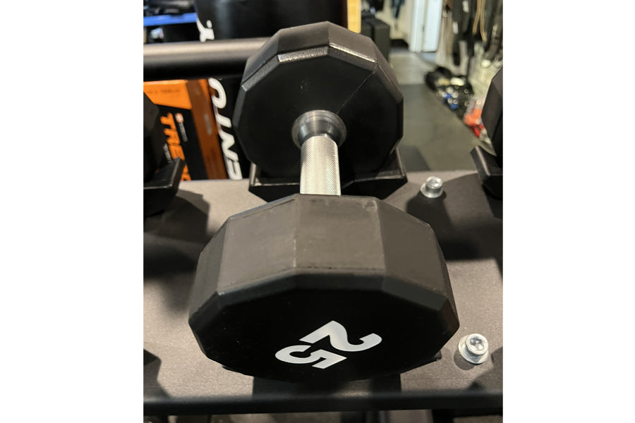 Warrior 12-Sided Urethane Dumbbells Set - Heavy Duty Workout Weights for Home Gym, Strength Training & CrossFit - Perfect for Weightlifting, Bodybuilding & Fitness Routines