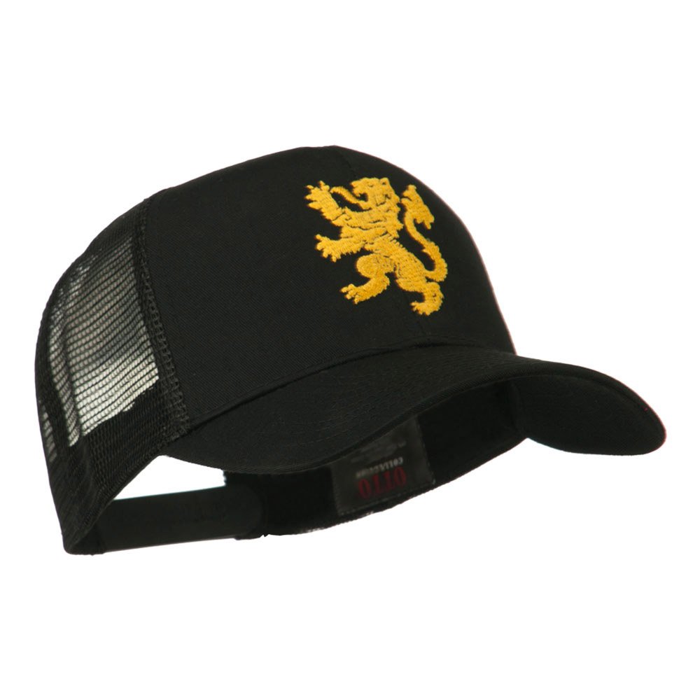 Heraldic Lion Embroidered Baseball Cap - Premium Cotton Adjustable Hat for Men & Women - Perfect for Outdoor Sports, Casual Wear & Fashion Accessories