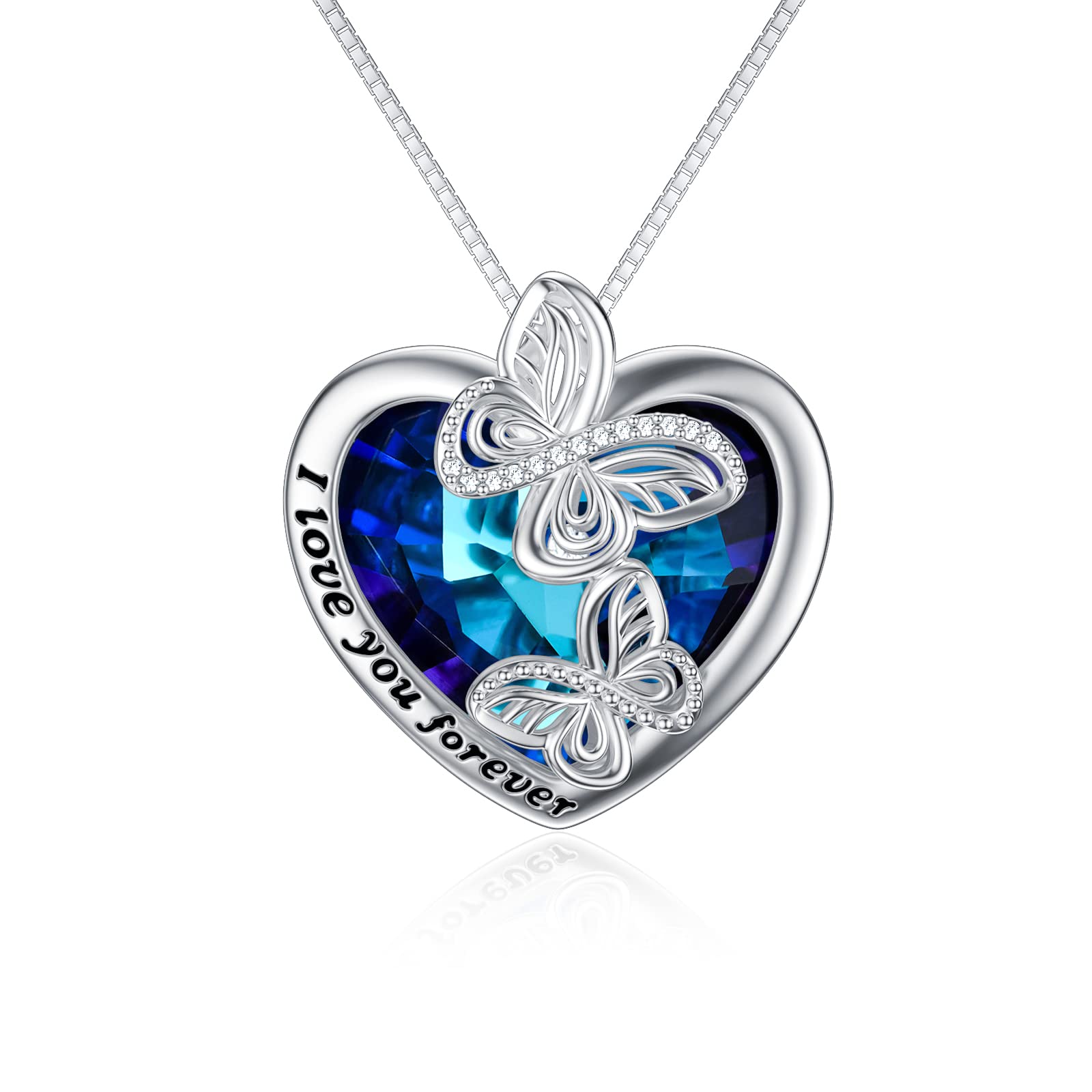 TOUPOP S925 Sterling Silver Brighton Dragonfly Necklace with Crystal - Elegant Jewelry Gift for Women, Mom & Dragonfly Lovers | Perfect for Birthday, Mother's Day & Everyday Wear