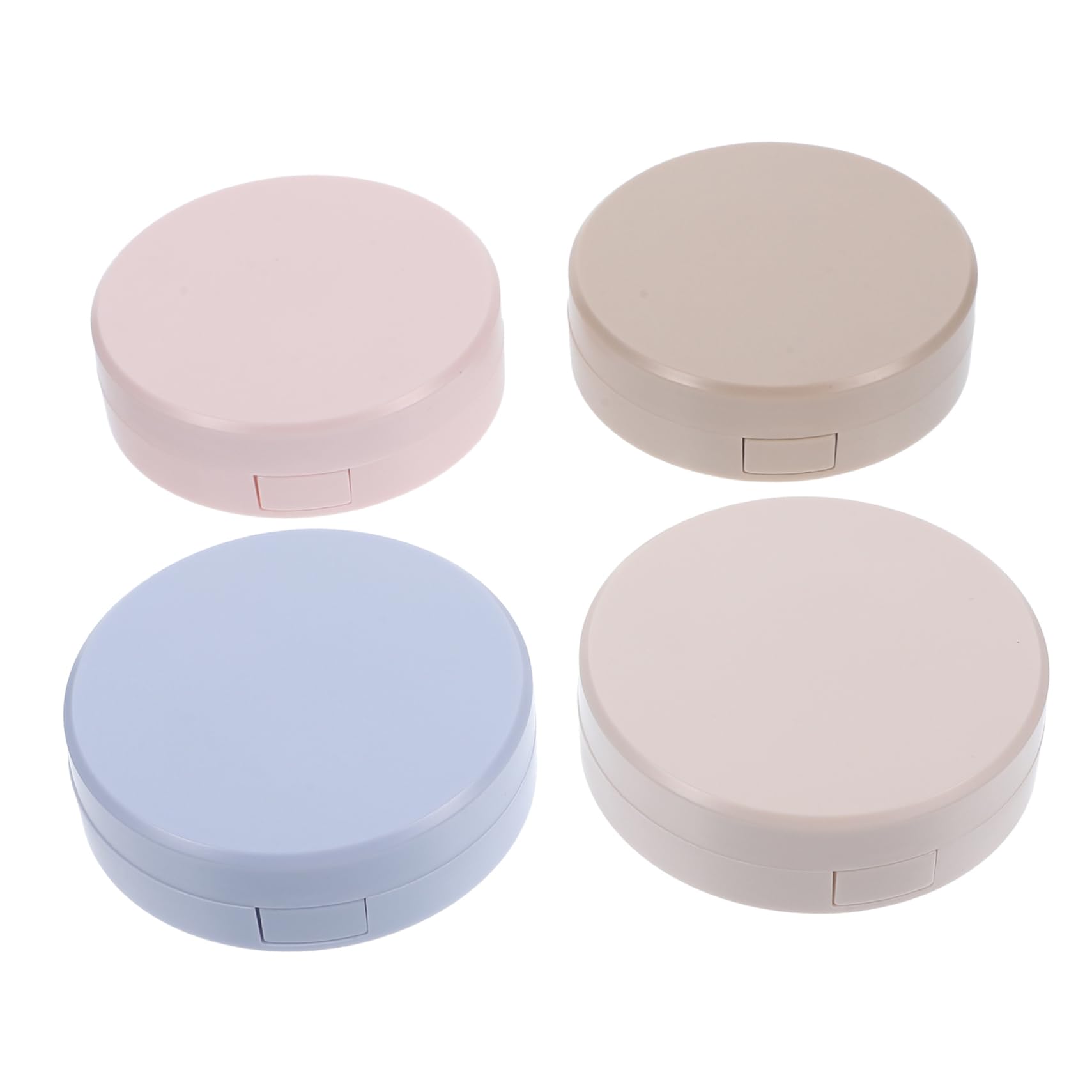 KOMBIUDA 4-Piece Square Contact Lens Organizer Case - Soaking Box for Compact Storage & Travel - Perfect for Daily Use, Travel, and On-the-Go Eye Care