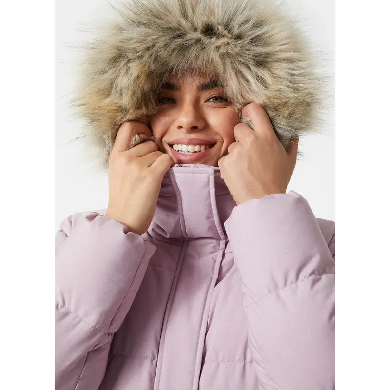 Blossom Puffy Winter Parka for Women - Warm Insulated Hooded Coat, Windproof & Waterproof, Perfect for Snowboarding, Skiing & Cold Weather Outdoors