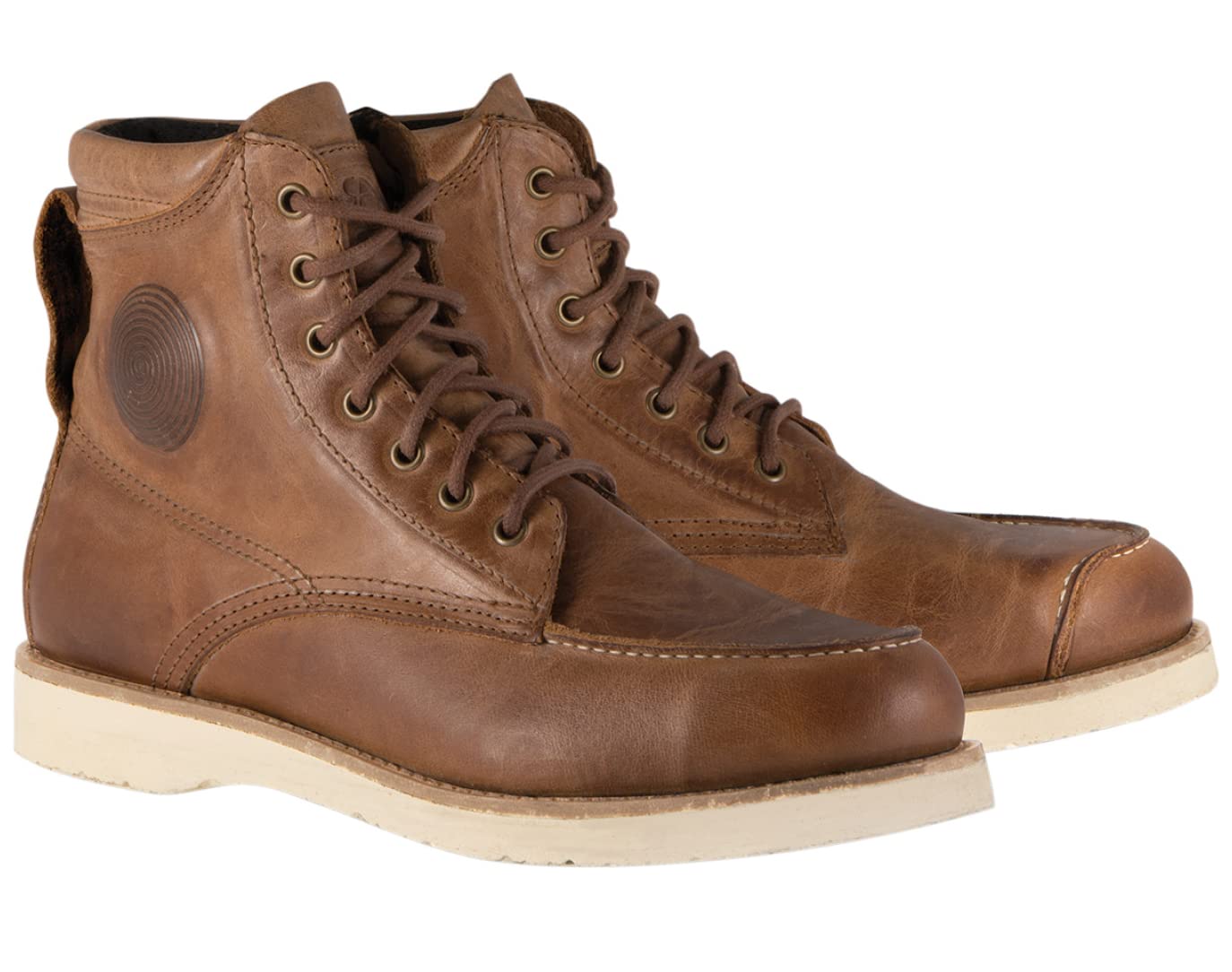 Alpinestars Oscar Men's Monty Brown Motorcycle Boots 2818915-80-11 - Durable Riding Boots for Cruiser & Touring Bikes - Perfect for Long Distance Rides & Daily Commuting
