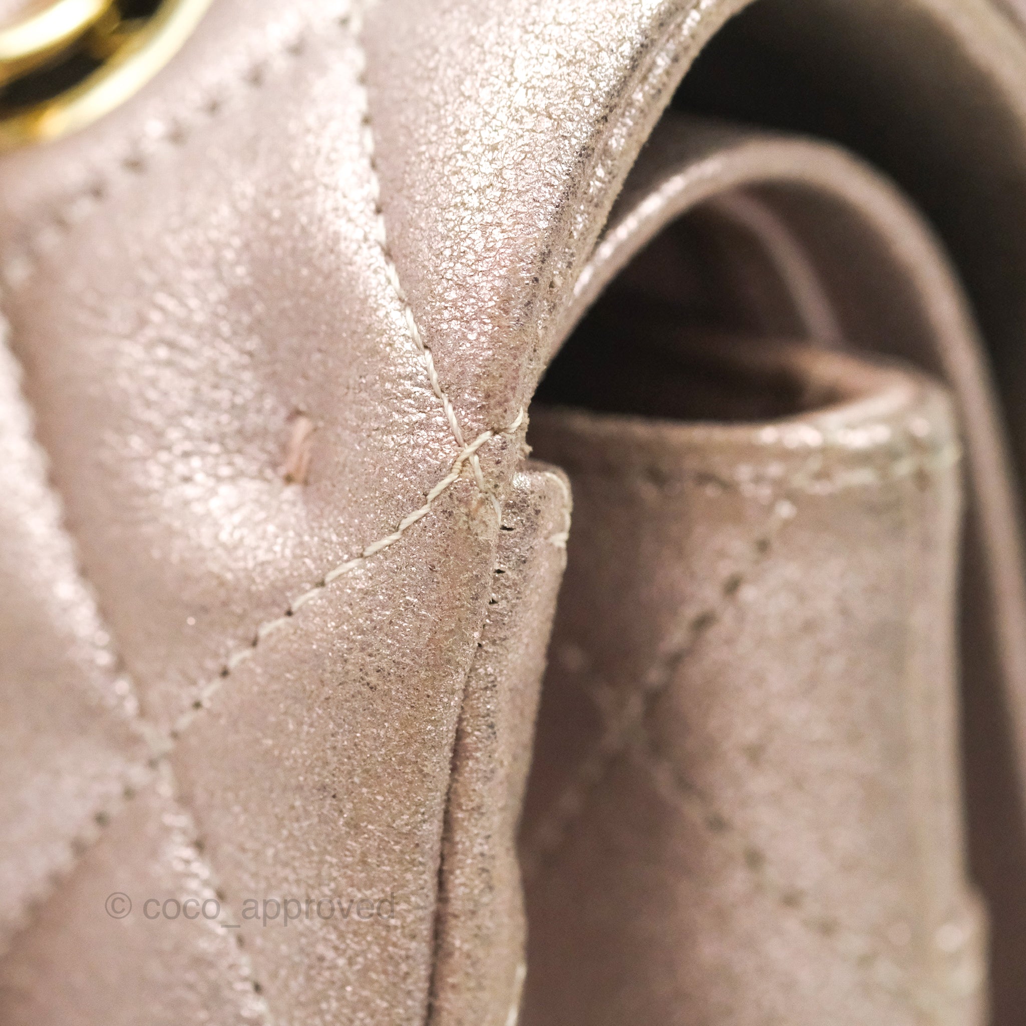 Chanel Classic M/L Medium Double Flap Bag in Rose Gold Pink Lambskin with Gold Hardware - Luxury Handbag for Women, Perfect for Parties, Weddings & Special Occasions