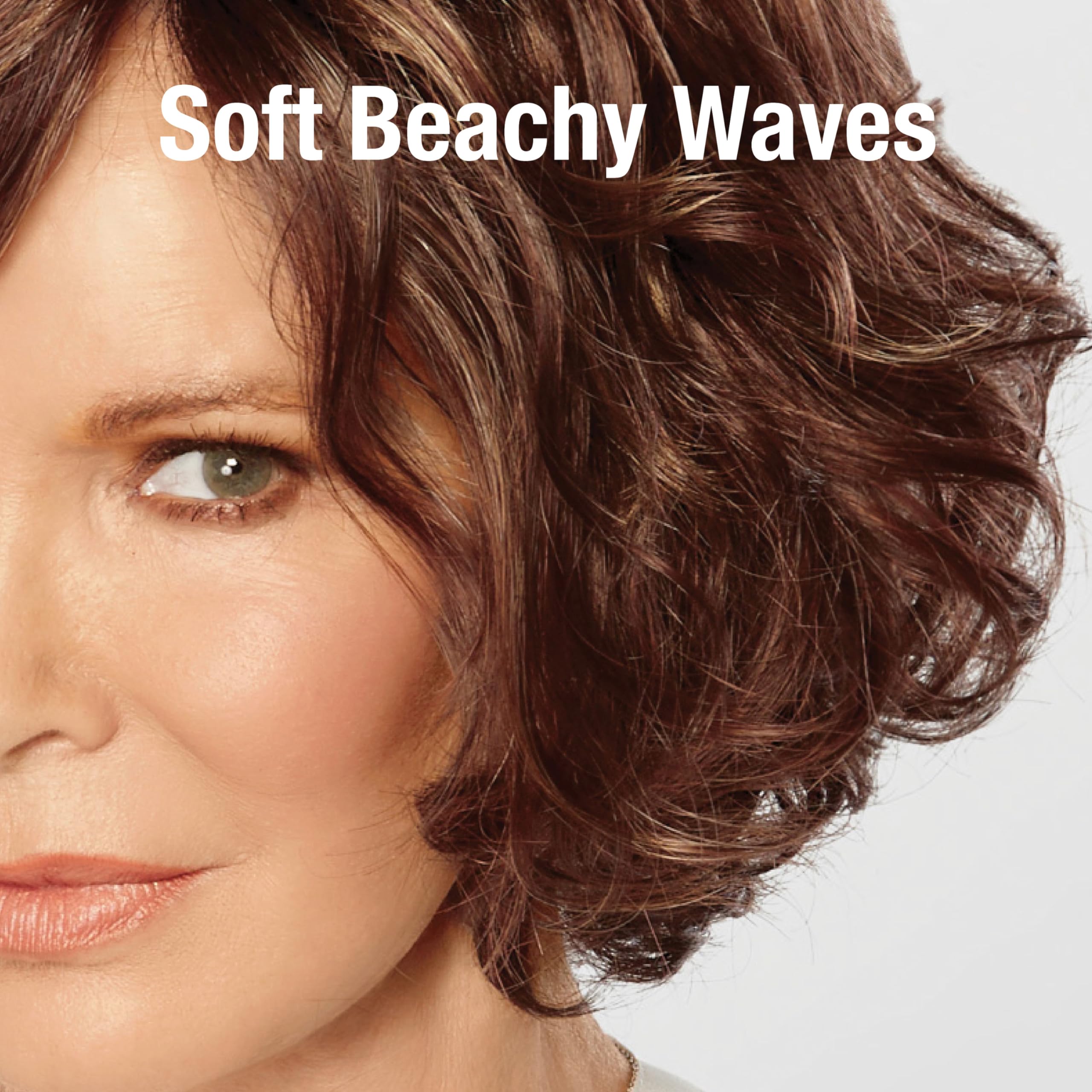 STYLE by Jaclyn Smith Paula Young Malibu Waves Lace Front Wig - Natural Looking Bob Wig with Beachy Waves & Rooted Shades | Perfect for Daily Wear, Cosplay & Special Occasions
