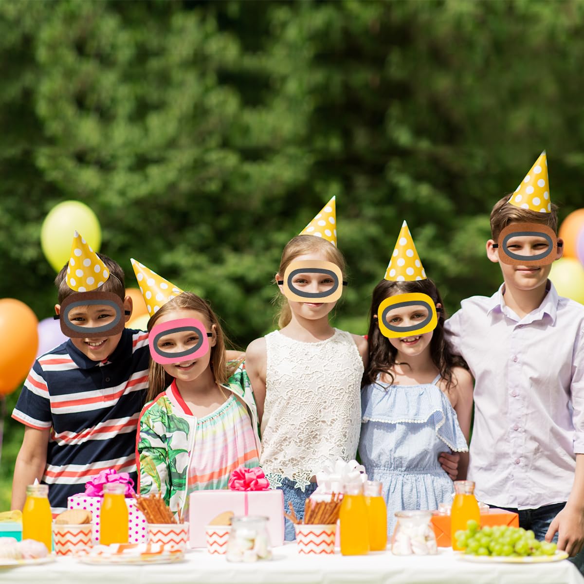 12pcs Among Us Undercover Game Masks - Perfect for Video Game Party Decorations & Cosplay - Great for Halloween, Birthday Parties, and Themed Events