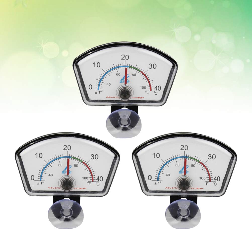 Balacoo 3-Piece Fish Tank Measuring Kit - Aquarium Thermometer, Water Temperature Gauge & Pointer Tool for Freshwater & Saltwater Tanks | Perfect for Home Aquariums, Fish Breeding & Aquatic Pet Care