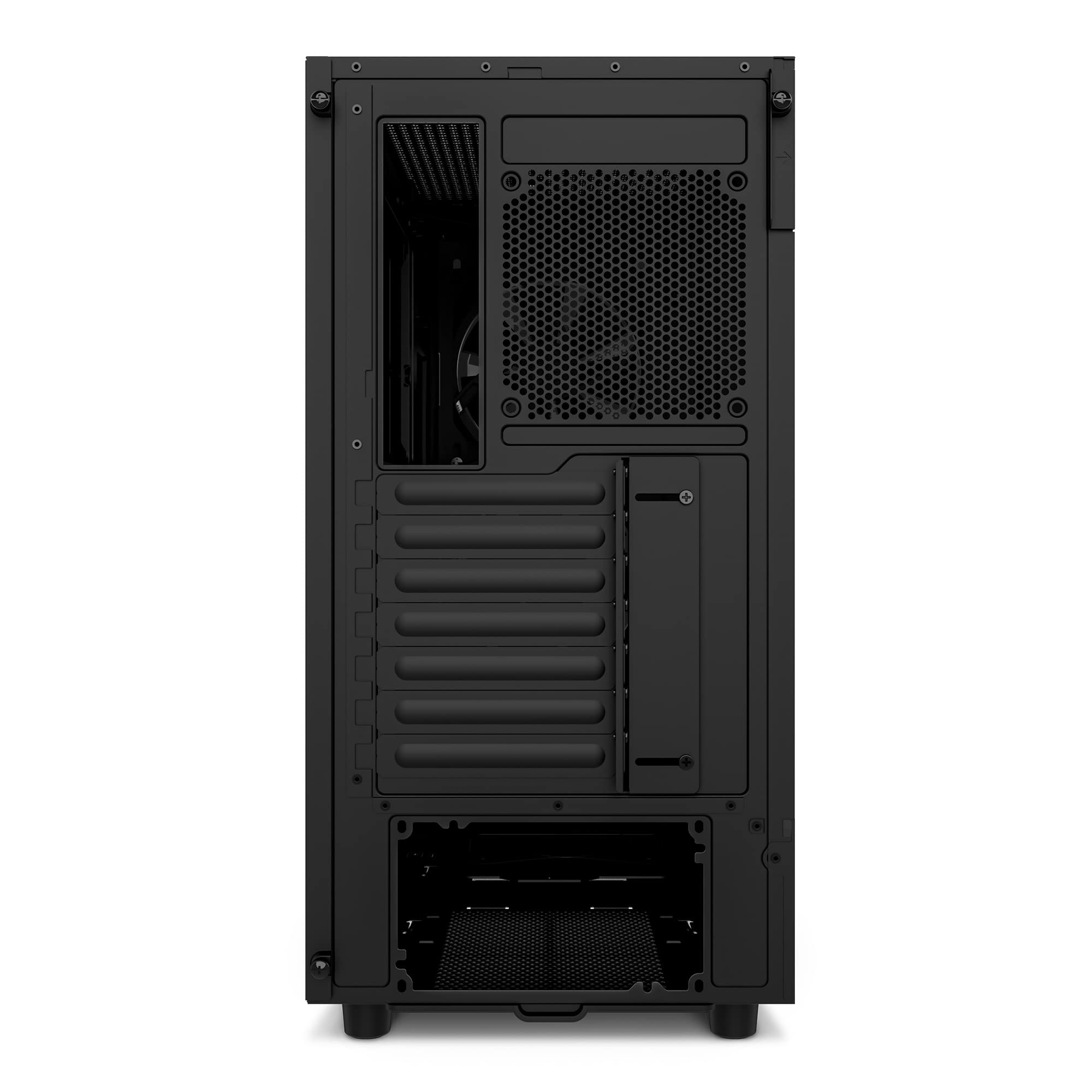 NZXT H5 Elite Compact ATX Mid-Tower PC Gaming Case - Tempered Glass Panels, RGB Lighting & 2x140mm Fans | Perfect for Gaming Rigs & Streaming Setups | Black (CC-H51EB-01)