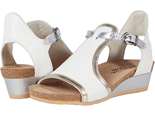 Soft White Lthr/Radiant Gold Lthr/Soft Silver Lthr