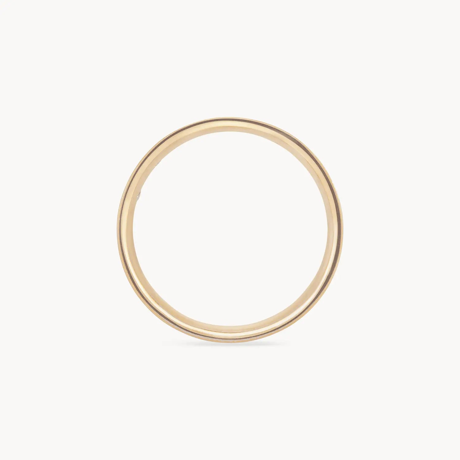 14K Yellow Gold Brushed Everlast Band Ring – Durable & Stylish Jewelry for Men and Women | Perfect for Weddings, Anniversaries, and Everyday Wear