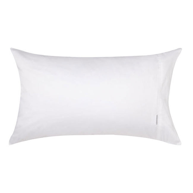 Premium 100% Egyptian Cotton 400 Thread Count White King Size Pillowcase Set (2-Pack) - Ultra Soft & Breathable Bedding for Luxury Hotels, Master Bedrooms & Guest Rooms