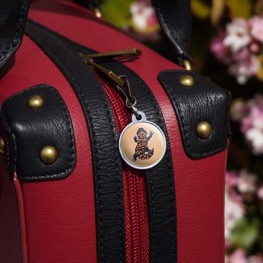 Gila Monster Pixel Lizard Zipper Pull Charm - Cute Reptile Keychain for Handbags, Backpacks, Luggage & Purse Accessories - Perfect for Travel, School & Everyday Use
