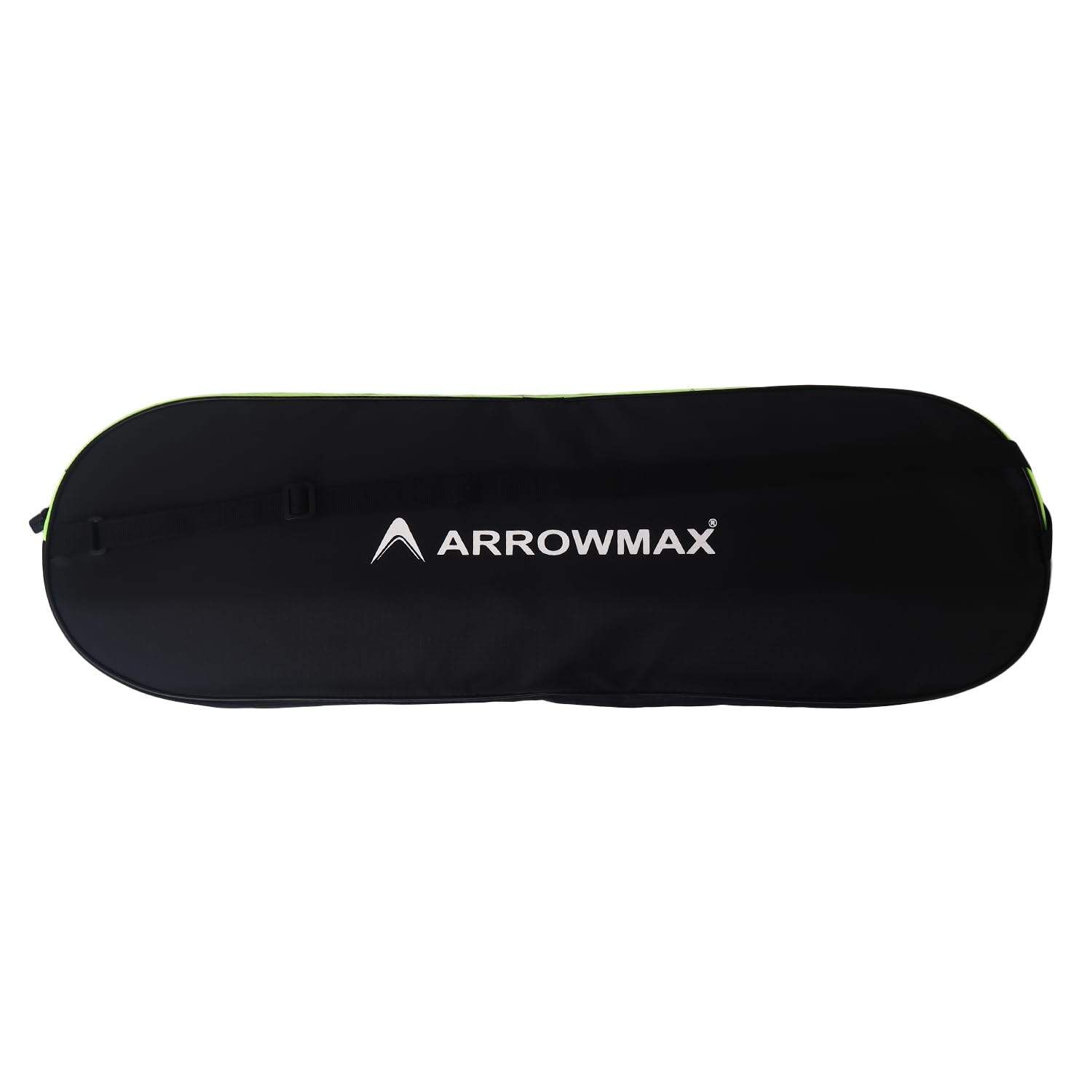 ArrowMax Premium Lightweight Stylish Badminton Kit Bag - Single Zip Shuttlecock Sports Bag for Men & Women | Waterproof & Dustproof Equipment Bag (Black/Red) | Perfect for Training, Matches & Travel