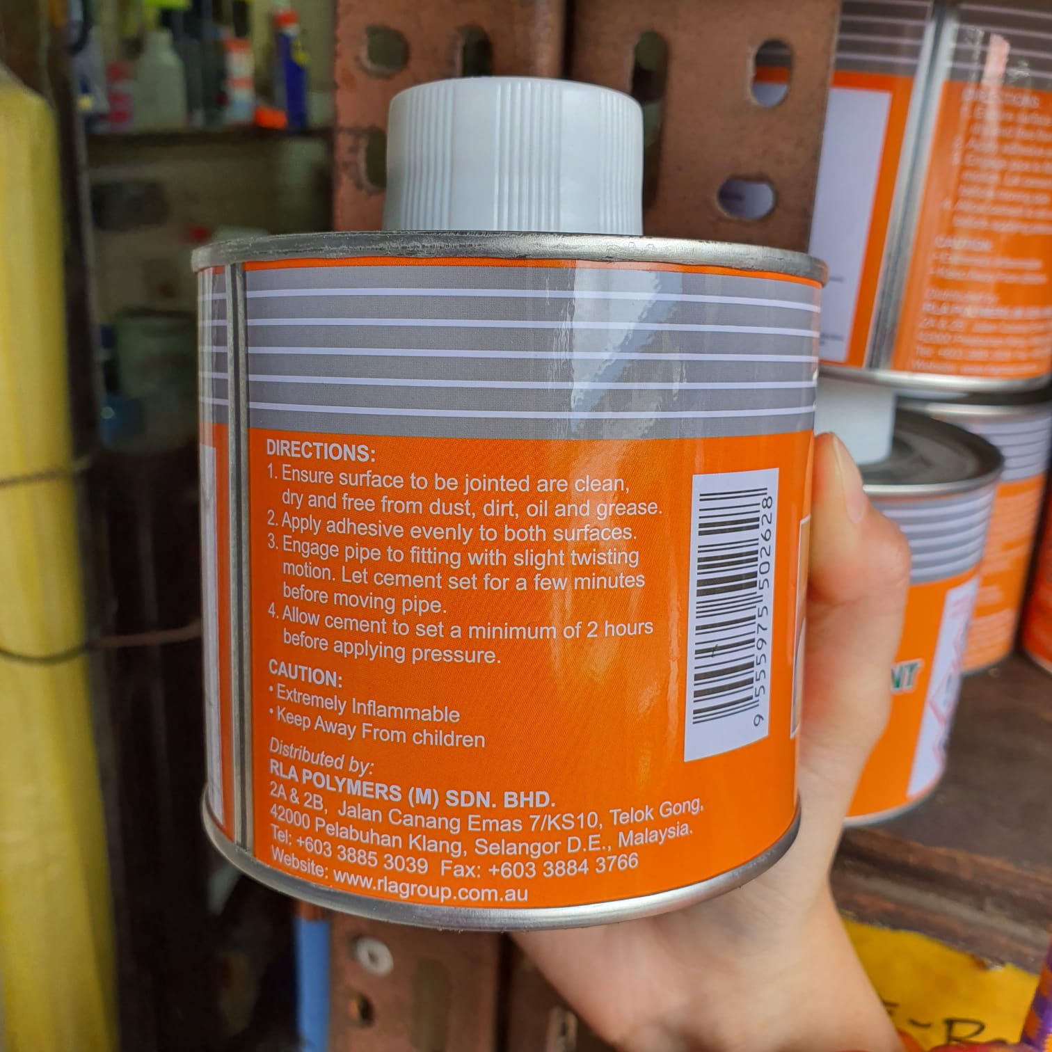 Aftek PVC Solvent Cement 500G (Model: GLUE A500) - Strong Bonding Adhesive for Plumbing, Pipe Fittings & DIY Repairs - Perfect for Home, Construction & Industrial Use