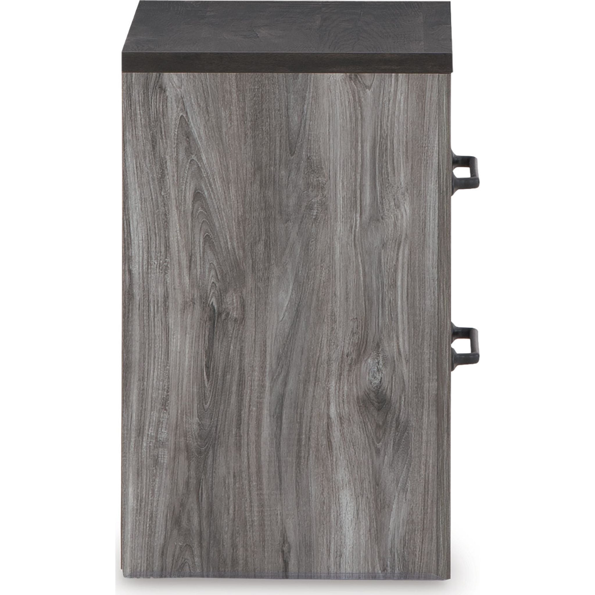 Bronyan Two Drawer Nightstand - Modern Bedside Table with Storage for Bedroom, Living Room & Office - Perfect for Small Spaces