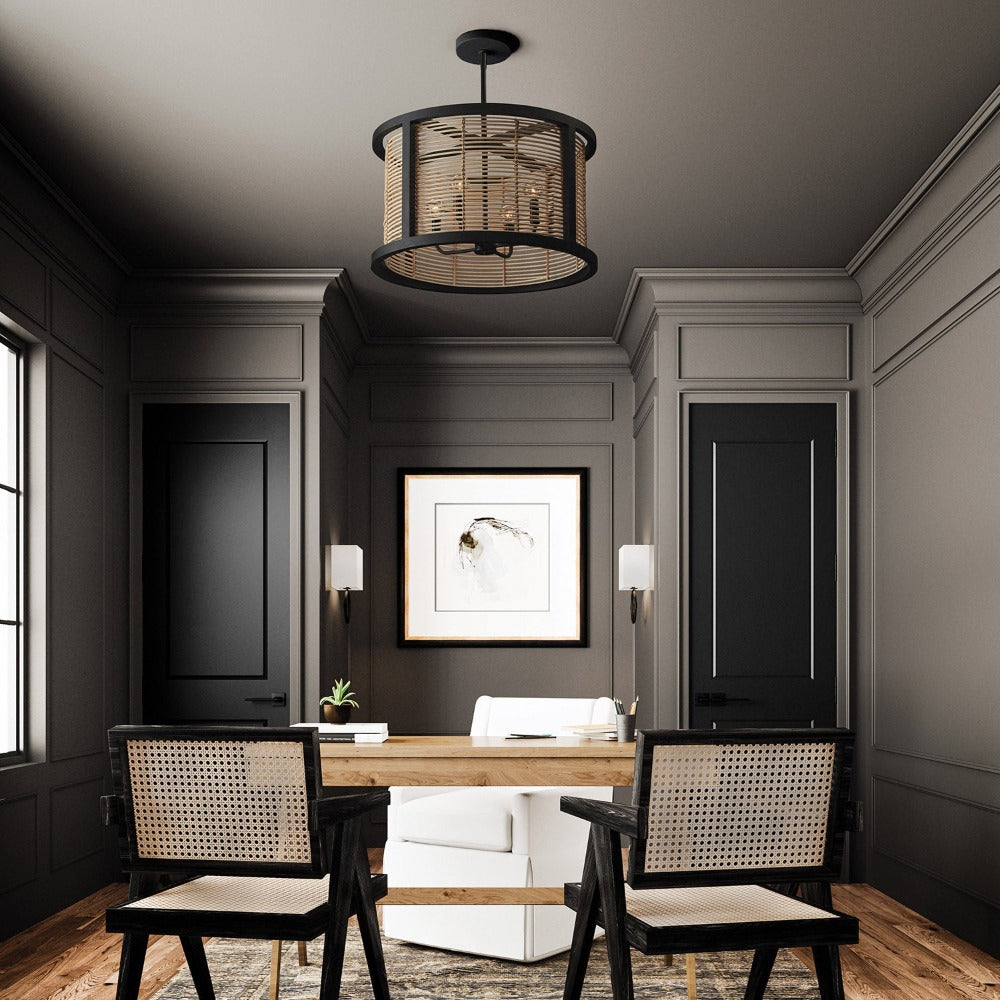 Zara 4-Light Modern Pendant Lighting Fixture - Perfect for Kitchen Island, Dining Room, or Entryway Lighting