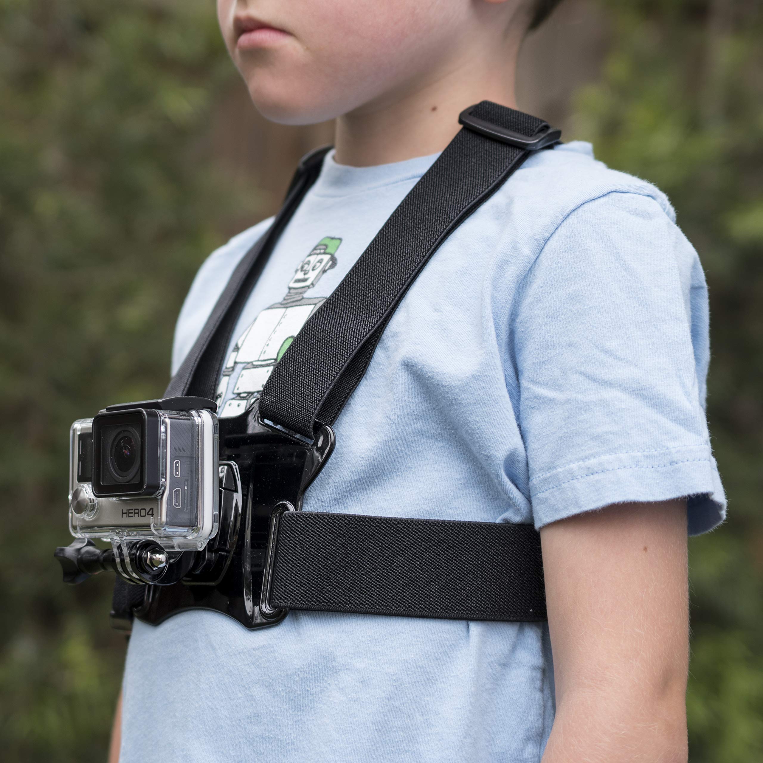 Pixlplay Universal Smartphone Chest Mount Holder - Compatible with iPhone & Samsung for Hands-Free Filming, Photography & Action Videos (Horizontal) - Perfect for Vlogging, Hiking, Cycling & Outdoor Adventures