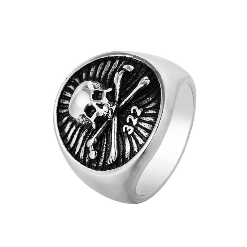 Vintage Stainless Steel Double Head Eagle Ring for Men - Black & Gold Gothic Jewelry, Korean Style Unisex Band, Unique Gift for Boyfriend, Husband, Women - Perfect for Parties, Weddings, Fashion Accessories