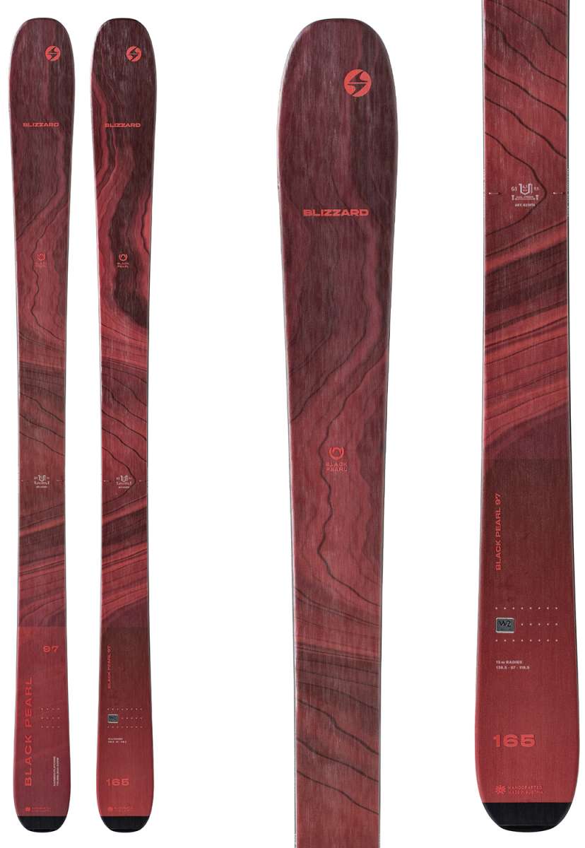 **Blizzard Women's Black Pearl 97 Skis 2024 – All-Mountain Skis for Powder & Groomed Runs – Perfect for Advanced Skiers & Resort Adventures**